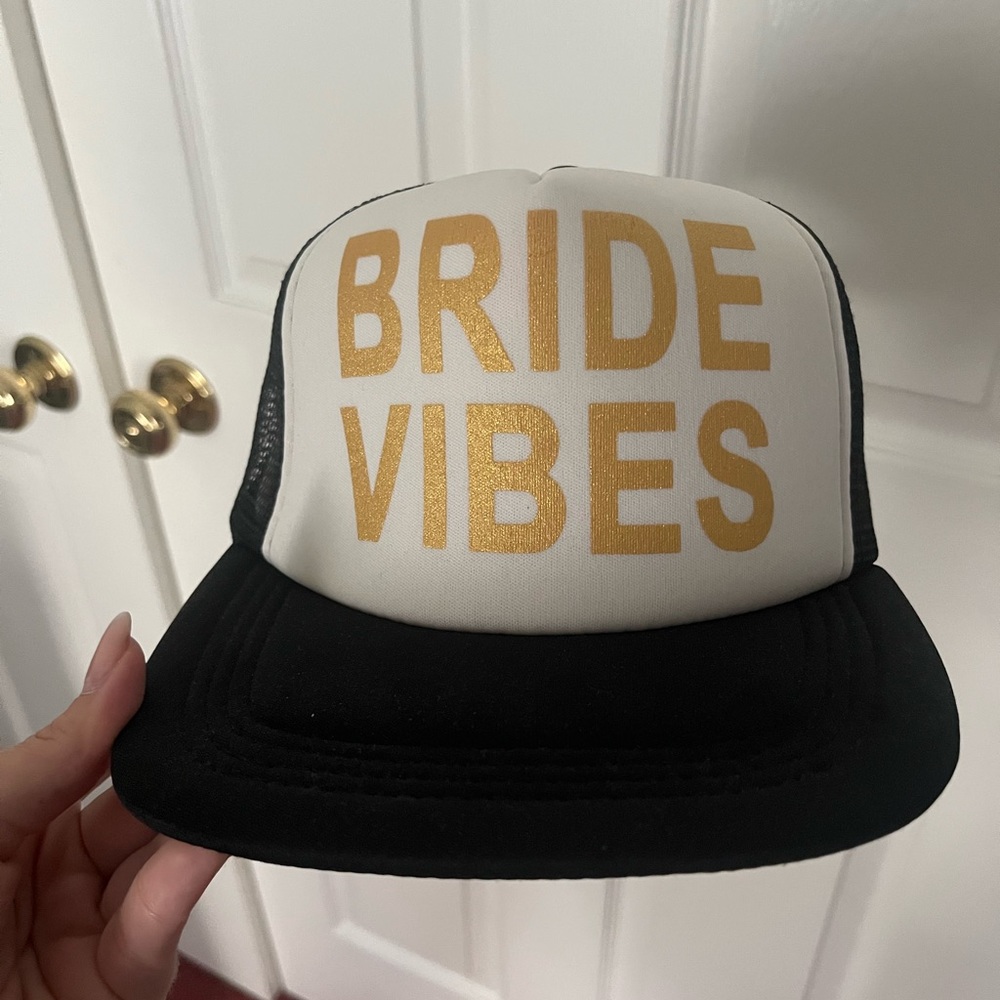 Never worn “Bride Vibes” mesh hat